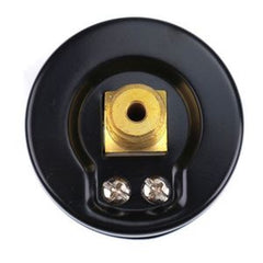 Manómetro de presión hidráulica de 2" con montaje trasero, 1/4" NPT, 0-200 PSI
