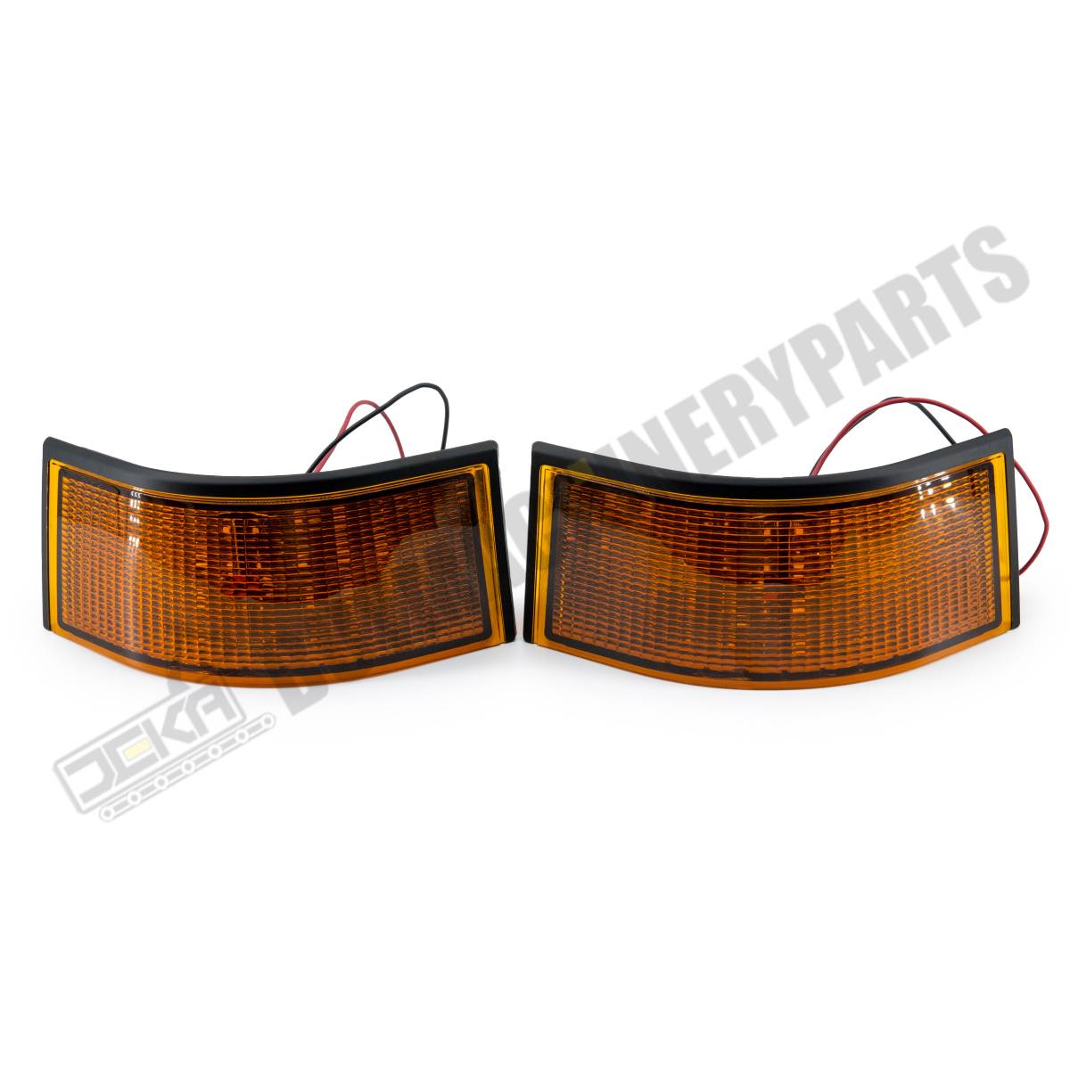 2 LED Amber Corner Lights RE55150 RE55151 for John Deere Engine 6068 6081 6125 Tractor7200 7400 7700 7800 8100 8200 8300 9100 9200 9300 9400 9520 9620