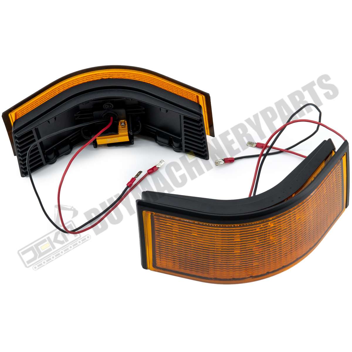 2 LED Amber Corner Lights RE55150 RE55151 for John Deere Engine 6068 6081 6125 Tractor7200 7400 7700 7800 8100 8200 8300 9100 9200 9300 9400 9520 9620
