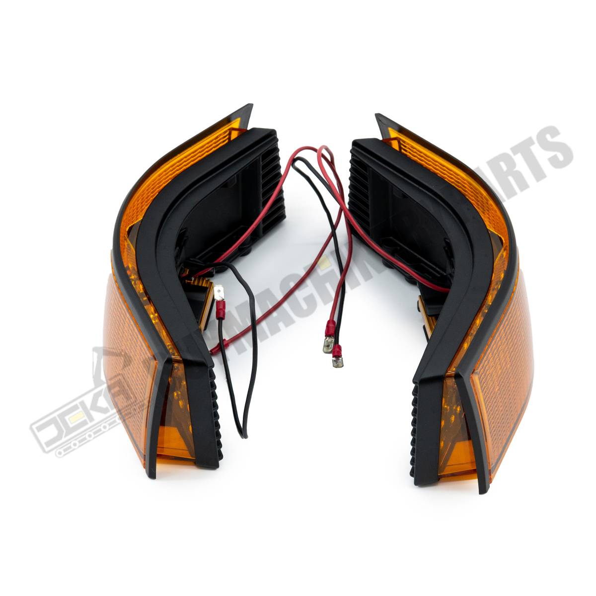 2 LED Amber Corner Lights RE55150 RE55151 for John Deere Engine 6068 6081 6125 Tractor7200 7400 7700 7800 8100 8200 8300 9100 9200 9300 9400 9520 9620