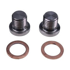 2 Oil Drain Plug & Washer Sets 7052306 5812232 for Polaris ATV