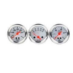 Conjunto de 3 Medidores Auto Meter 2" - Pressão/Volts/Temperatura Óleo 2399
