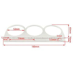 Conjunto de 3 Medidores Auto Meter 2" - Pressão/Volts/Temperatura Óleo 2399