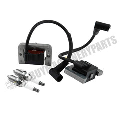 2 PACK 24 584 01-S kh-24 584 201-S Ignition Coils Module for Kohler CH20 CV18 CH18 CV20 CV23 CH22 Command Pro Twin Cylinder Engine with Spark Plug K6RTc Replace kh-24-584-201-S 24 584 45-S