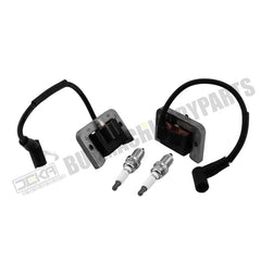 2 PACK 24 584 01-S kh-24 584 201-S Ignition Coils Module for Kohler CH20 CV18 CH18 CV20 CV23 CH22 Command Pro Twin Cylinder Engine with Spark Plug K6RTc Replace kh-24-584-201-S 24 584 45-S