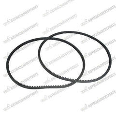 2 Pcs Alternator Belt 6686683 for Bobcat Loader MT52 MT55 MT85 - Buymachineryparts