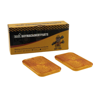 2 Pcs Amber Light Lens LVU18745 for John Deere Engine 4024 4045 Tractor 2305 2520 3320 4105 4120 4310 4500 4600 5415 1023E