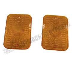 2 Pcs Amber Light Lens LVU18745 for John Deere Engine 4024 4045 Tractor 2305 2520 3320 4105 4120 4310 4500 4600 5415 1023E