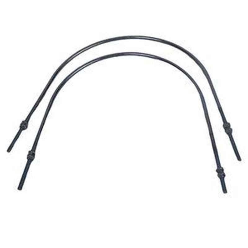 2 PCS Muffler U Bolts 4615544 4089055 for Isuzu 4HK1/6HK1 & John Deere Excavator