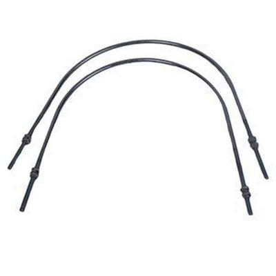 2 PCS Muffler U Bolts 4615544 4089055 for Isuzu 4HK1/6HK1 & John Deere Excavator