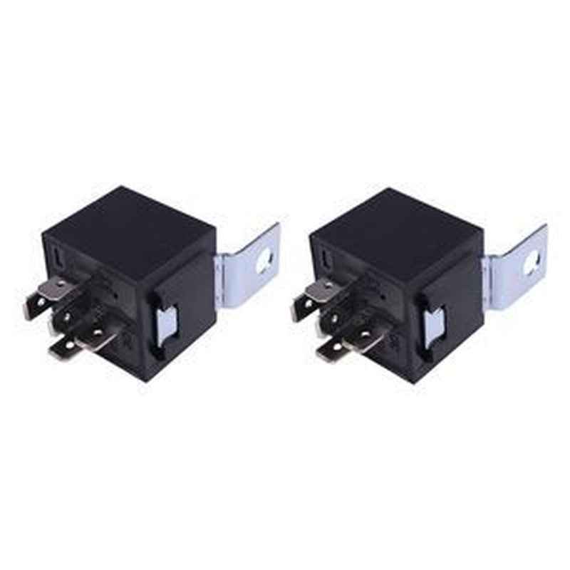 2pcs 12V 40A 5P Relay 601053 for Hustler Raptor, Cub Cadet 54' Mower