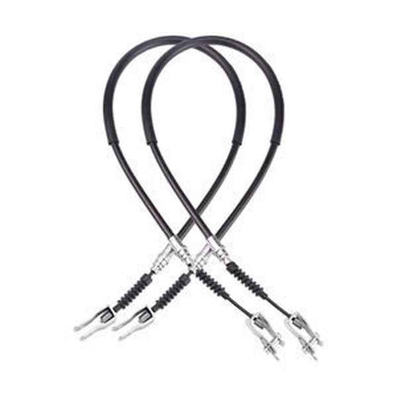 2-Piece Brake Cable 1011125 1011403 for Club Car DS Golf Cart 1981-1999