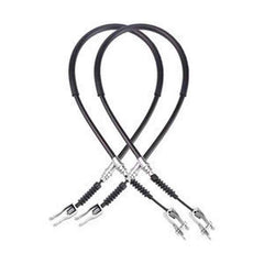 2-Piece Brake Cable 1011125 1011403 for Club Car DS Golf Cart 1981-1999