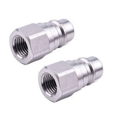 2-Piece Hydraulic Coupler AM37983 for John Deere Tractor 140-318 400-430