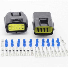 2-Piece Waterproof 10-Pin Wire Connector Plug for Cars Motorcycles