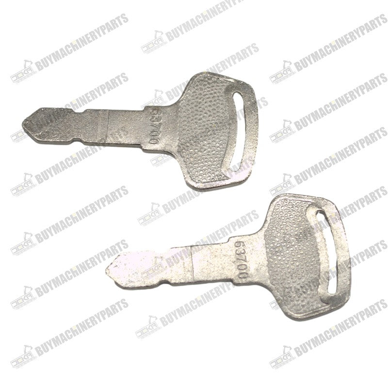 Machine Starter Key (2) Starter Keys for Kubota B3030 B3200 B3350 B7400 B7500 B7510 B7610 ...