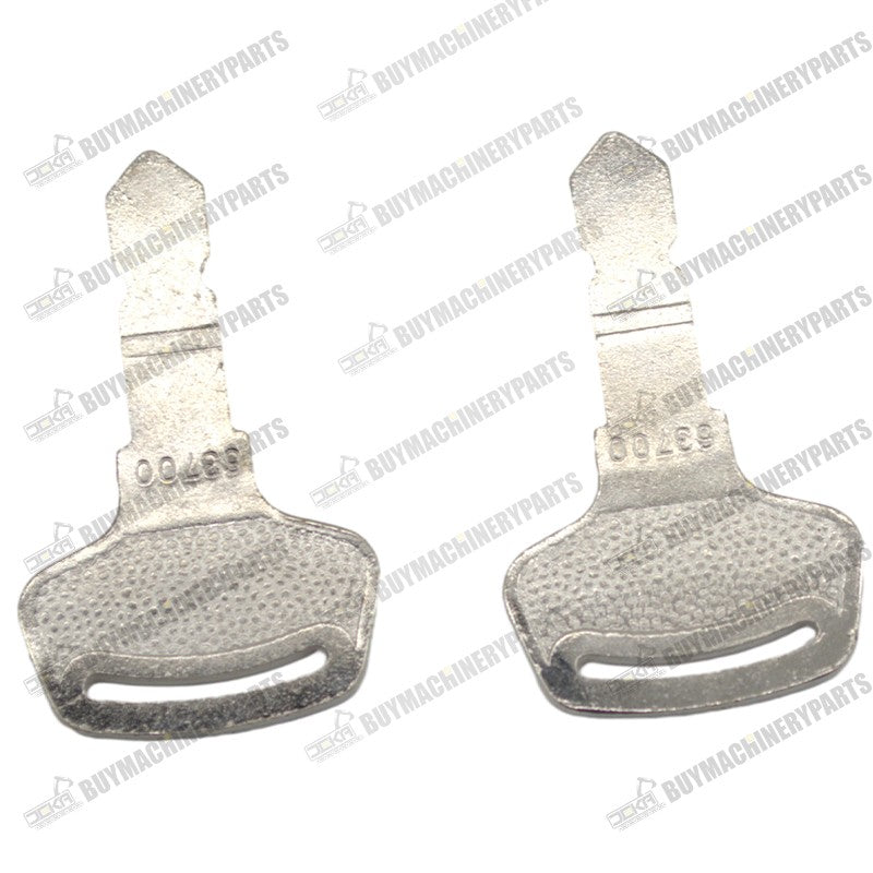 (2) Starter Keys for Kubota B3030 B3200 B3350 B7400 B7500 B7510 B7610 B7800 - Buymachineryparts