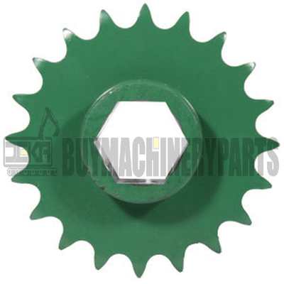 AE39650 Serve para roda dentada de acionamento do rolo de partida John Deere 330 335 373 385 430 435 530 +