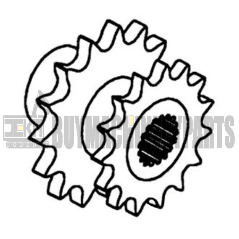 AH115268 New Straw Walker Drive Sprocket Fits John Deere Combine 7720 8820