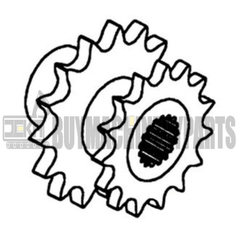 AH115268 New Straw Walker Drive Sprocket Fits John Deere Combine 7720 8820