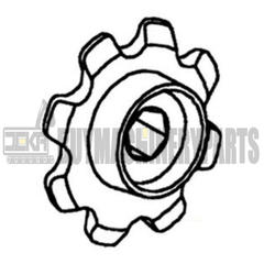 H8252 New Chain Sprocket Fits John Deere Corn Head 1243 1293 243 244 343 344 443+