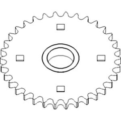 AH116232 Fits JD Combine Upper Slip Clutch Sprocket CTS 9400 9410 9450 9500 +