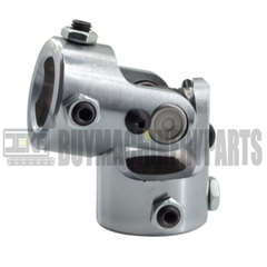 New 1" DD x 1" DD Steering U Joint Universal Shaft Coupler Chrome 1dd to 1dd