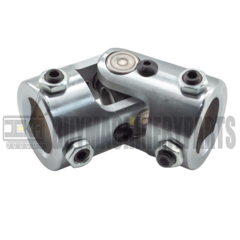 New 1" DD x 1" DD Steering U Joint Universal Shaft Coupler Chrome 1dd to 1dd