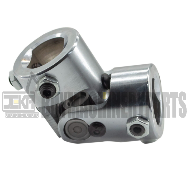 New 1" DD x 1" DD Steering U Joint Universal Shaft Coupler Chrome 1dd to 1dd
