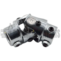 11/16" 36 Spline X 3/4" DD Steering U Joint Coupler Universal Shaft Chrome New