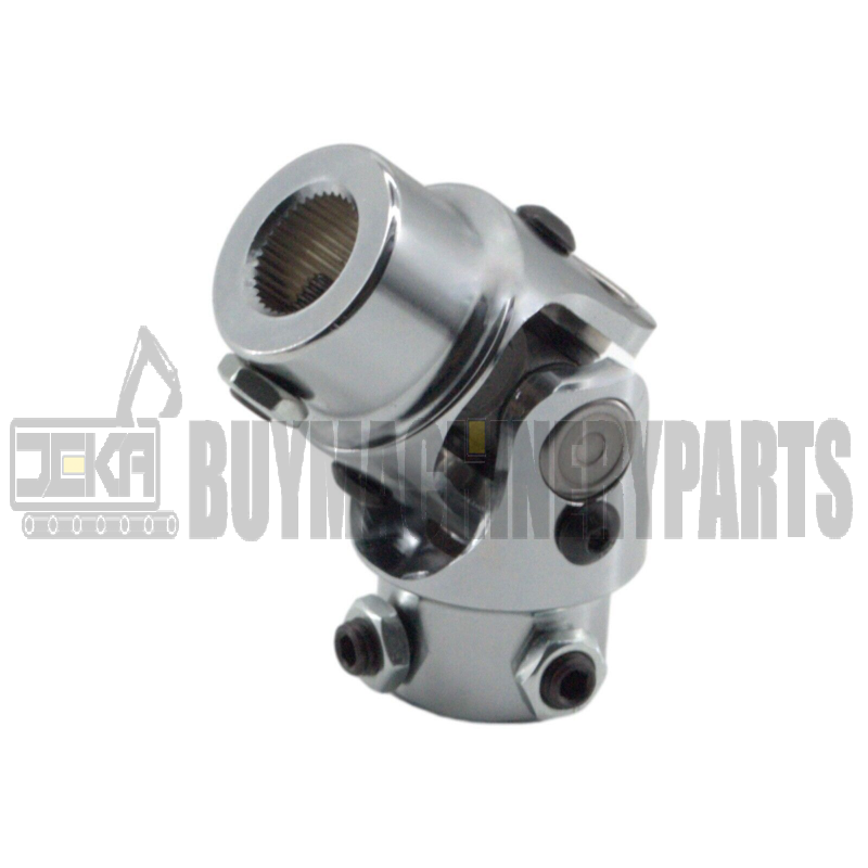 11/16" 36 Spline X 3/4" DD Steering U Joint Coupler Universal Shaft Chrome New