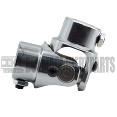 11/16" 36 Spline X 3/4" DD Steering U Joint Coupler Universal Shaft Chrome New