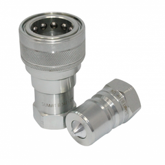 Conjunto de engate rápido hidráulico de 3/4" NPT ISO 7241-B