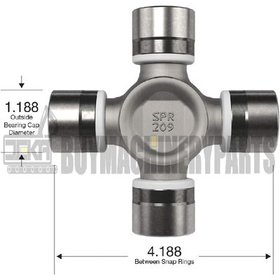 Kit de juntas universales 5-1410X serie 1410/SPL36 (OSR) compatible con Spicer