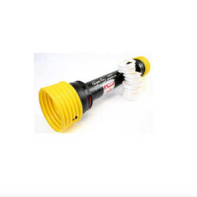 Small Diameter Universal PTO Shaft Safety Shield Guard fits BYPY Comer Walterscheid up to Series 4,Cut-to-Length Replacement PTO Guard