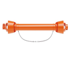 Series 4 PTO Drive Shaft 1-3/8" 6-Spline Tractor End & Round Implement End 39"-55" for Bush Hog Finish Mower & Rotary,Replacement Driveline