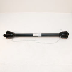 Series 4 PTO Shaft for Post Hole Digger, 1-3/8" 6-Spline to 1-1/4" Round Bore, 53" - 77" Extended Length PTO Driveline