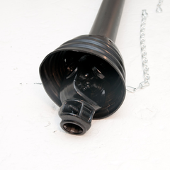 Series 4 PTO Shaft for Post Hole Digger, 1-3/8" 6-Spline to 1-1/4" Round Bore, 53" - 77" Extended Length PTO Driveline