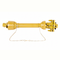 PTO Shaft, 1-3/8" PTO Drive Shaft, 6 Spline Both Ends PTO Driveline Shaft, Series 4 Tractor PTO Shaft, 31.5"-41" Brush Hog PTO Shaft, Yellow PTO Shaft w/Slip Clutch for Bush Hog/Finish Mower