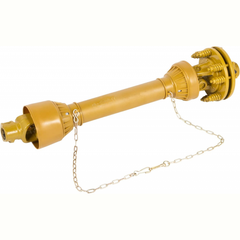 PTO Shaft, 1-3/8" PTO Drive Shaft, 6 Spline Both Ends PTO Driveline Shaft, Series 4 Tractor PTO Shaft, 31.5"-41" Brush Hog PTO Shaft, Yellow PTO Shaft w/Slip Clutch for Bush Hog/Finish Mower