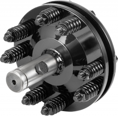 VEVOR 1 3/8" PTO Slip Clutch, Smooth Round Ends Carburized Steel Friction Clutch, Adjustable Black Tractor Slip Clutch for Rotary Cutter, Brush Hog & PTO Shaft