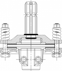 VEVOR 1 3/8" PTO Slip Clutch, Smooth Round Ends Carburized Steel Friction Clutch, Adjustable Black Tractor Slip Clutch for Rotary Cutter, Brush Hog & PTO Shaft