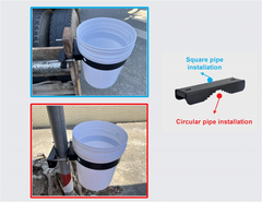 5-Gallon Bucket Holder, Fits Lawn Mowers, Tractors, Trucks, UTVs & Multi-Purpose Vehicles, Easy to Mount on ROPS, Bucket Not Included