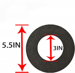 W41487 PTO Slip Clutch Friction Discs Fits John Deere, 3" ID x 5.5" OD x .125" Thick (2 Pack)