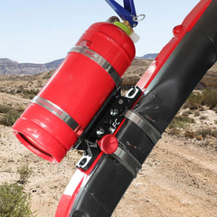 Roll Bar Fire Extinguisher Mount – Universal Aluminum Quick-Release for Jeep, UTV & Ford Bronco