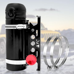 Roll Bar Fire Extinguisher Mount – Universal Aluminum Quick-Release for Jeep, UTV & Ford Bronco