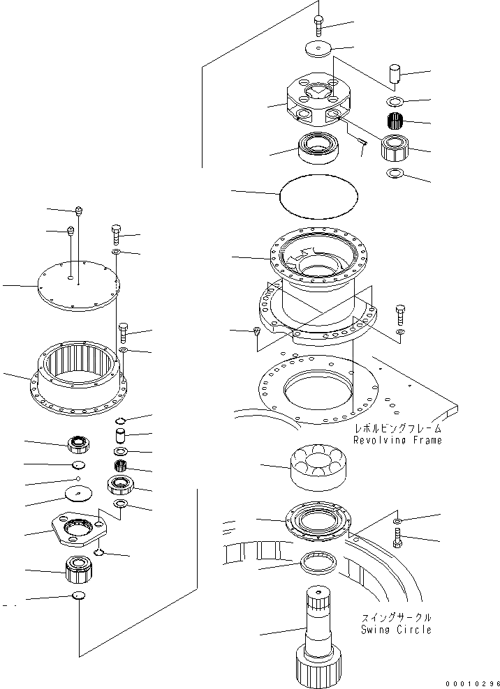 208-26-00220 Swing Motor Repair Kit for PC 400-7 Komatsu - Buymachineryparts