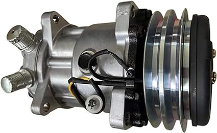 24V Sanden SD7H15 A/C Compressor 1433064H91 for  Komatsu Motor Grader GD750A-1 GD650A-2B GD530A-2A GD670A-2A 870B 830