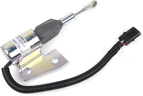 24V Shutoff Solenoid 6732-82-9110 for Komatsu Excavator PC150LC-6 PC150LC-6K PC150-6