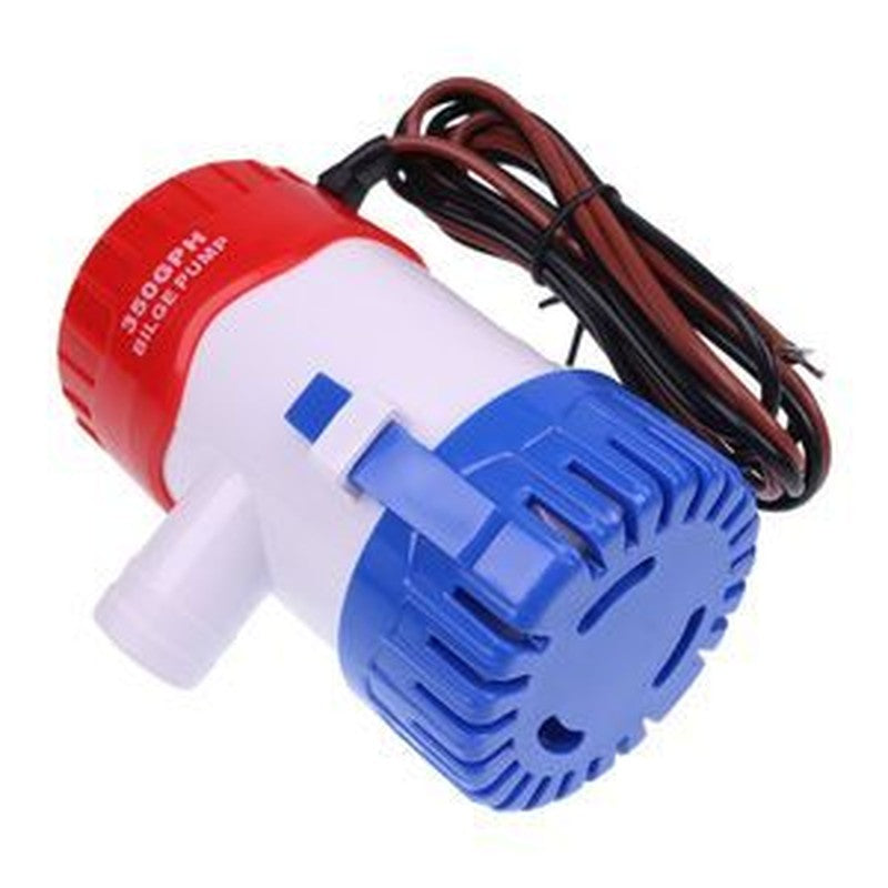 12V DC Bilge Pump 360 GPH 3/4¡å Hose for Marine
